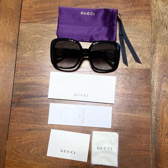 GUCCI 57mm Oversized Square Sunglasses main image 6